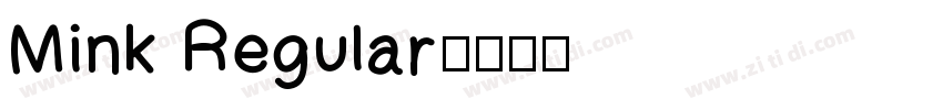 Mink Regular字体转换